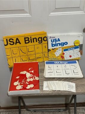 USA Bingo, Game for Active Learning by Trend Enterprises Complete 1987